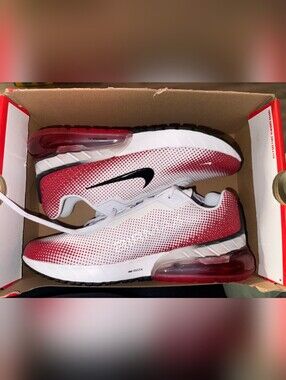Nike Air Max Phoenix White & Red Sneakers